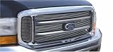 Polished Billet Aluminum Grille for Ford '99-'05 Super Duty (6 Pieces, No Cut)