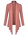 BIADANI Women Classic Hi-Low Open Front Lightweight Soft Drape Rayon Cardigan (S-5X)