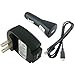 SKQUE Premium Charger Bundle Accessories For Samsung Intercept Android (Sprint) :Wall Charger+Car Charger and One USB Cable(Black)