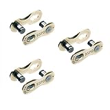 3 pcs PowerLink Gold 9 Speed Chain Links Sram MTB Road Bike Bicycle Chains