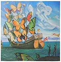 Abstract Art Salvador Dali Painting Soft Face Towel Hand Towel 20% cotton 80% polyester(13x13inches)