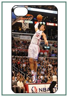 Blake Griffin LA Los Angeles Clippers NBA iPhone 4 iPhone4 Black Designer Hard Case Cover Protector Bumper