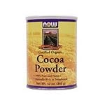 Now Foods Organic Cocoa Powder, 12-Ounces (Pack of 2)
