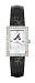 Atlanta Braves Ladies Allure Black Leather Strap Watch