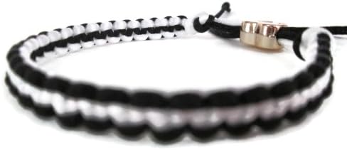Muay Thai Buddha Fashion Style Black White Color 4 Style Gold Bead Wax Cord Rope Wristband Bracelet from Thailand