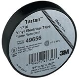 Buy 100 Pack 3M 49656 3 4 x 60' Tartan Black Vinyl Electrical Tape (1710) by Tartan