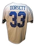 Tony Dorsett Signed Dallas Cowboys Throwback White Jersey - HOF 94 Amazon.com