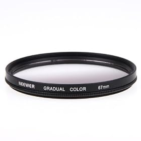 67mm Graduated Neutral Density Lens Filter Gradual Grey: Camera &amp; Photo