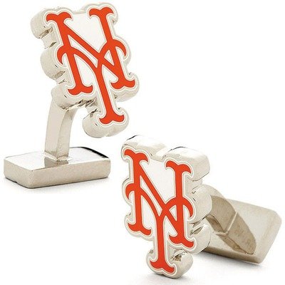 MLB New York Mets Sterling  Cufflinks