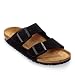 Birkenstock Mens arizona, 37, Black Suede