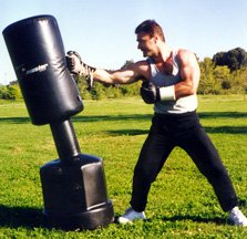 Punching Bag work out. 