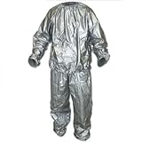 Sauna Suit/Sweat Suit-Helps shed extra pounds...Silver-Size:S/M [Misc.]