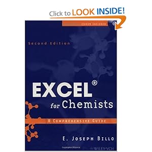 Excel for Chemists - E. Joseph Billo
