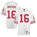 San Francisco 49ers Joe Montana #16 White Premier Throwback Jersey