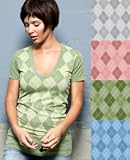 Womens : Argyle Deep V Neck