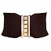 DARK BROWN ELASTIC STRETCH 4.5