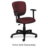 Basic Task Chair,Optional Arms,26x27-3/4x39,Burgundy