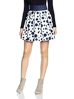 MAIOCCI Falda (Blanco / Azul)