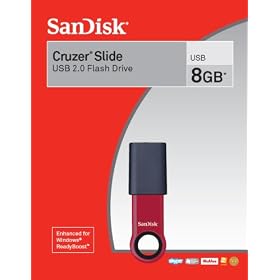 SanDisk SDCZ12-8192-A11A Cruzer Slide 8 GB USB Drive