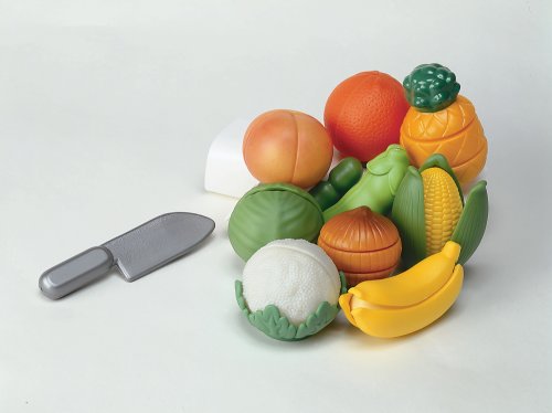 Childrens Toyshop  Toys : Garden Fresh Fruits & Veggies, Soft "peel-able" fruits and veggies