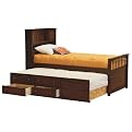 Captain's Bed with 3-Drawer Trundle
