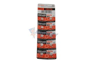 1 of Maxell Watch Battery Button Cell LR626 AG4 Pack of 10 Batteries