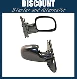 New Passenger Side Mirror RH, 2001-2007 Chrysler Town &, Country, Chrysler Voyager, Dodge Caravan, Dodge Grand Caravan, Manual, Non-Heated, Manual Folding, Corner Mount