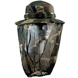 IMAGE OF Ultra Force Camo Boonie Hat with Mosquito Net SIZE 7