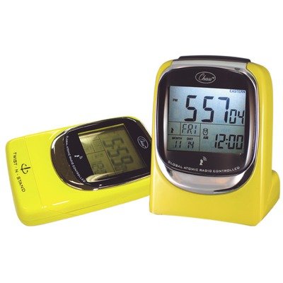 Global Sync Atomic Clock Shiny Yellow
