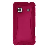 Amzer AMZ91108 Silicone Skin Jelly Case for Samsung Galaxy Prevail - Hot Pi ....