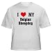 I Love/Heart Belgian Sheepdog Youth T-Shirt (for Kids) Various Colors Available