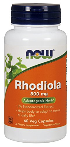 Now Foods Rhodiola 60Caps, 500mg (Packaging May Vary)