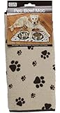 Kitchen Basics 423000 Pet Bowl Mat, Beige