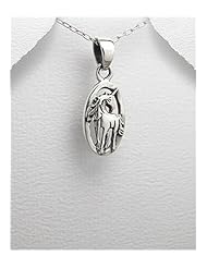 Unicorn-Pegasus Pendant Necklace In 92.5 Sterling Silver