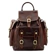 leather backpack