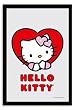 Hello Kitty - Bar Mirror (Heart) (Size: 9" x 12")