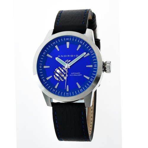 Android Men's AD477BBU Antiforce 3 Open Heart Automatic Blue Watch