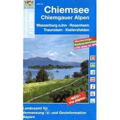 Chiemsee, Chiemgauer Alpen 1 : 50 000: Wasserburg a.Inn. Rosenheim. Traunstein. Kiefersfelden. Mit Wander- und Radwanderwegen, UTM-Gitter f�r GPS-Nutzer (UK 50 - 54)