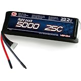 Venom 25C 6S 5000mAh 22.2V LiPO Battery Air Pack RC Airplane 600 Helicopter Heli