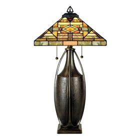 Quoizel Cadence Tiffany 2 Light Table Lamp