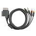 AV Composite and S-Video Cable for Microsoft Xbox 360