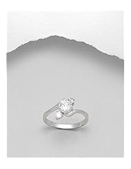 CZ Ring In 92.5 Sterling Silver