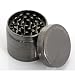Authentic Chromium Crusher 2.5'' 4pc Herbal Tobacco Herb Grinder Gun Metal W/ LIFETIME WARRANTY!
