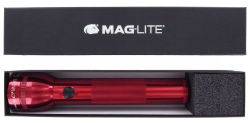 Maglite 2D LED Lampe torche coffret cadeau Rouge 25 cm