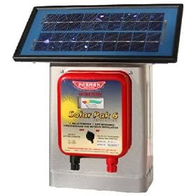 Parmak Solar Pak 6 Low Impedance 6 Volt Battery Operated 25 Mile Range Electric Fence Charger... by Parmak