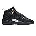 Jordan Kid's Air 12 Retro BG, BLACK/WHITE-BLACK-MTLLC GOLD