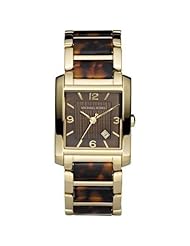 Michael Kors Gold-tone and Tortoise Shell Acrylic Bracelet Ladies Watch MK4242
