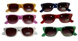 1980s Wayfarer Style Fashion Sunglasses with Gradient Lens - 8 Radiant Colours