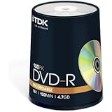 TDK 4.7GB 16x DVD-R 100-Pack Spindle (Discontinued by Manufacturer)