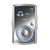 Sandisk Sansa Clip  MP3-Player 8 GB mit integriertem FM-Tuner silber